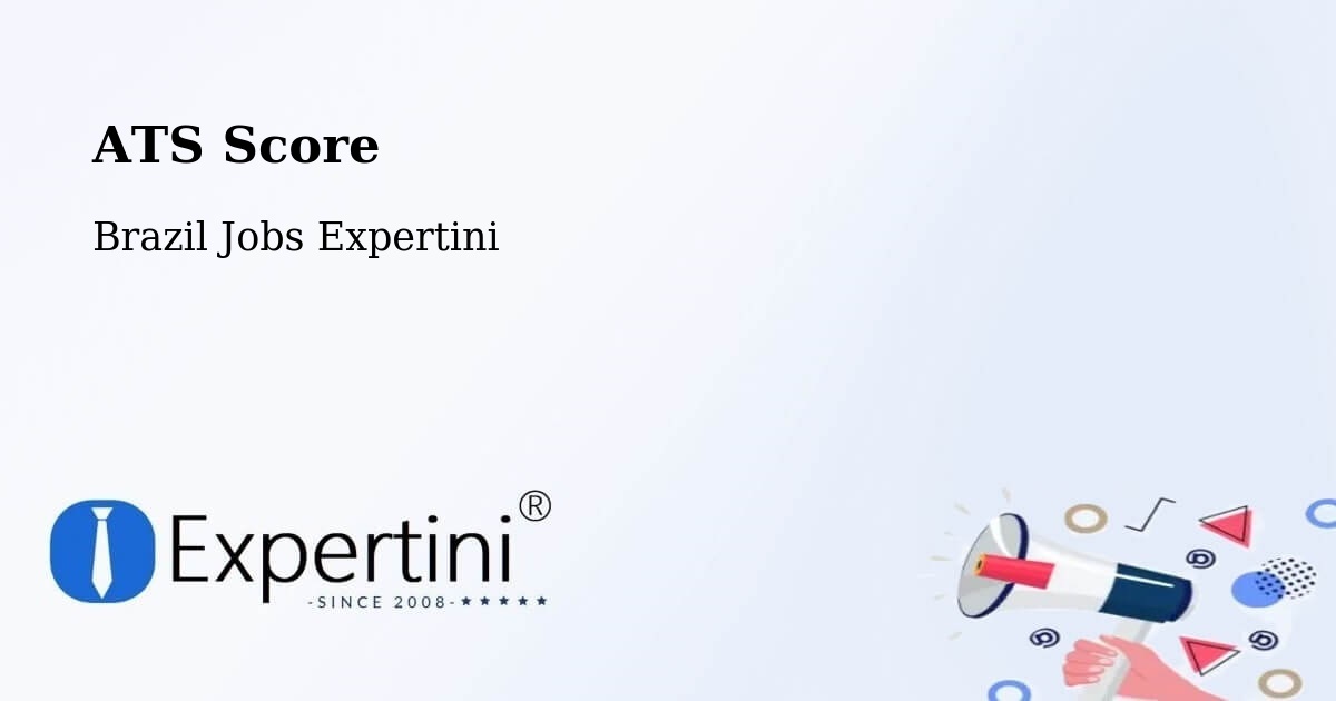 Resume ATS Score & Job Description Match Tool – Corumbá - Brazil Jobs Expertini