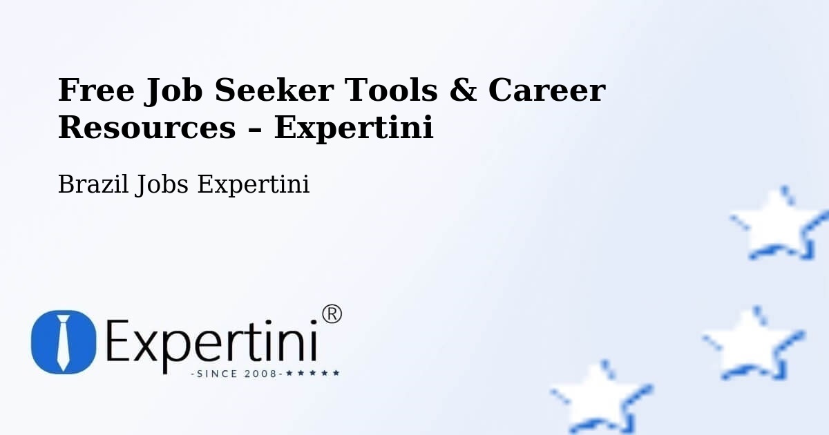 Free Job Seeker Tools & Career Resources – Corumbá - Corumbá, Brazil Jobs Expertini