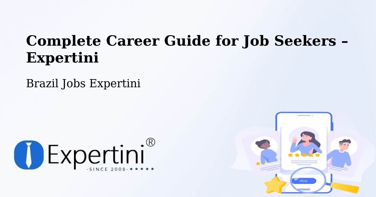 Career Guide for Job Seekers – Corumbá - Corumbá, Brazil Jobs Expertini