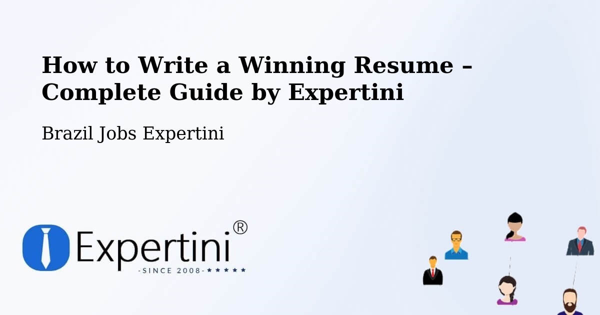 Resume Writing Guide for Job Seekers – Corumbá - Corumbá, Brazil Jobs Expertini